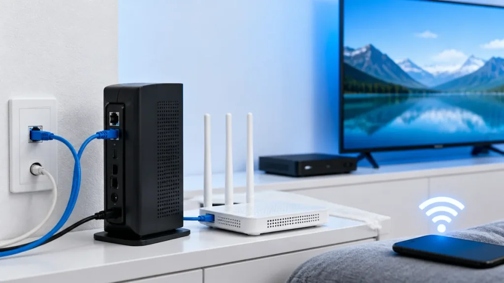 レオネットにルーターをかませると速くなる？正しい接続手順と二重ルーター回避のコツのアイキャッチ画像