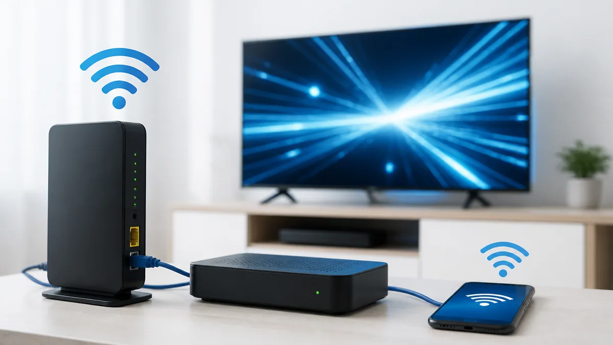 WiFi環境を見直して速度を回復させる方法の解説画像