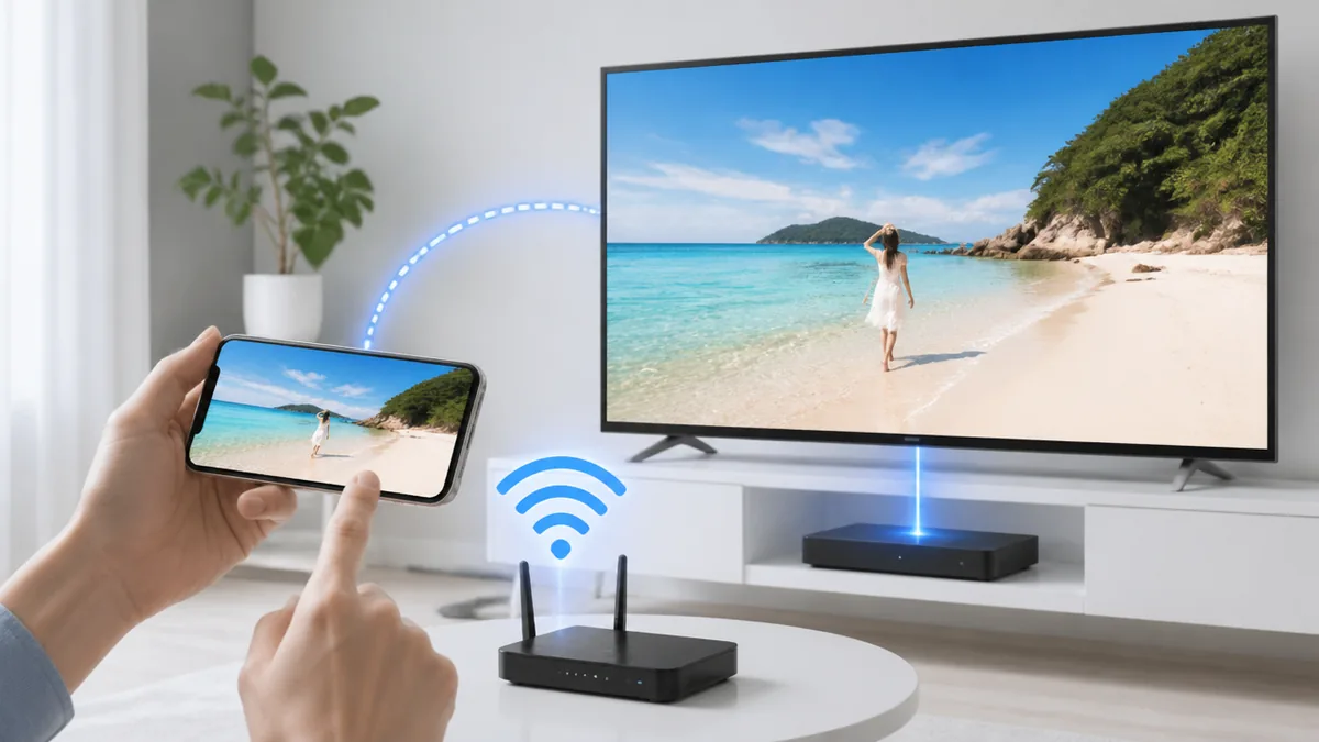 J:COM LINKなら追加機器なしでスマホ動画をテレビに映せるの解説画像