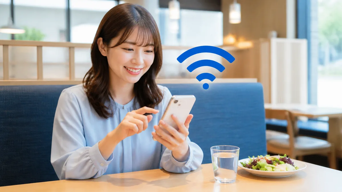 すかいらーくのワイファイは無料で使える？接続方法と60分制限・安全に使うコツのアイキャッチ画像