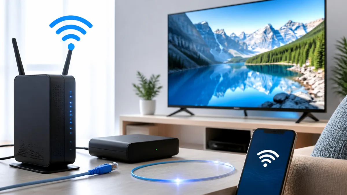 インターネットにテレビを接続する方法は5つ｜有線・無線の手順と繋がらないときの対処法のアイキャッチ画像