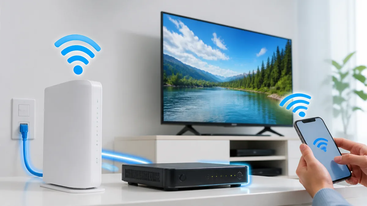 インターネットにテレビを接続する方法は大きく5つの解説画像