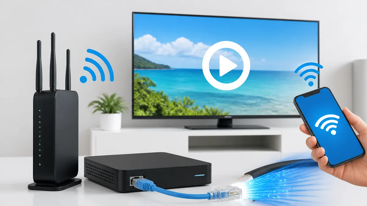 WiFi機能がないテレビをネットにつなぐ3つの方法の解説画像