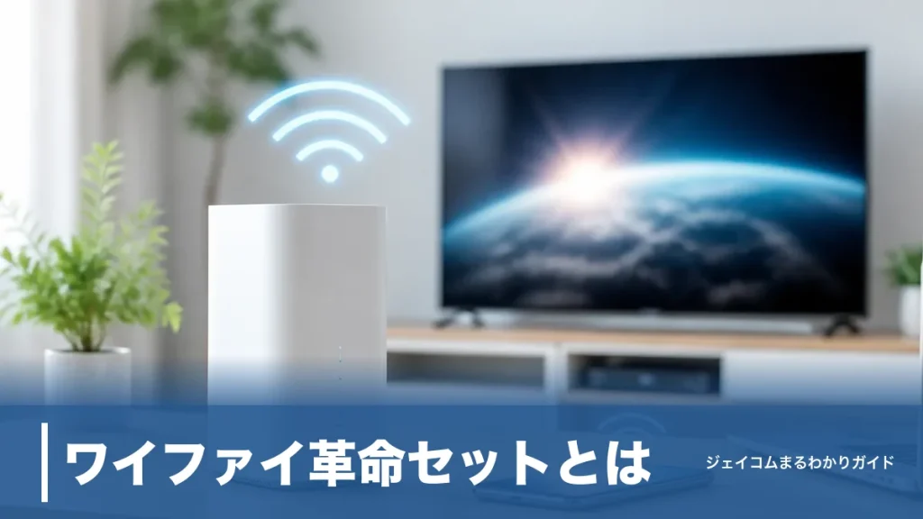 ワイファイ革命セットとは？2台持ちの仕組みと料金・J:COMと比べた選び方を全解説のアイキャッチ画像