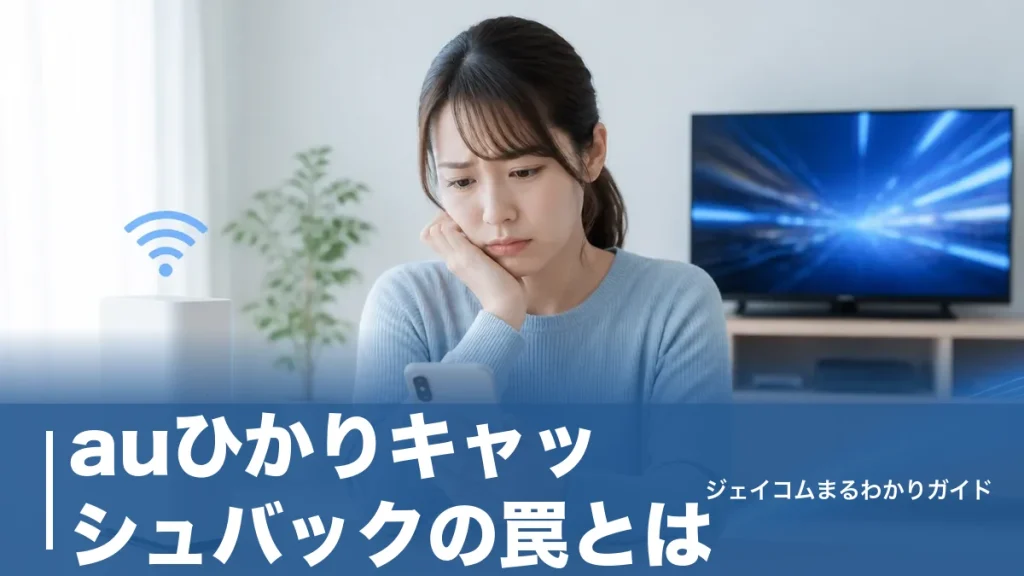 auひかりキャッシュバックの罠とは？もらえない人の共通点と確実に受け取る手順のアイキャッチ画像