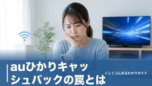 auひかりキャッシュバックの罠とは？もらえない人の共通点と確実に受け取る手順のアイキャッチ画像