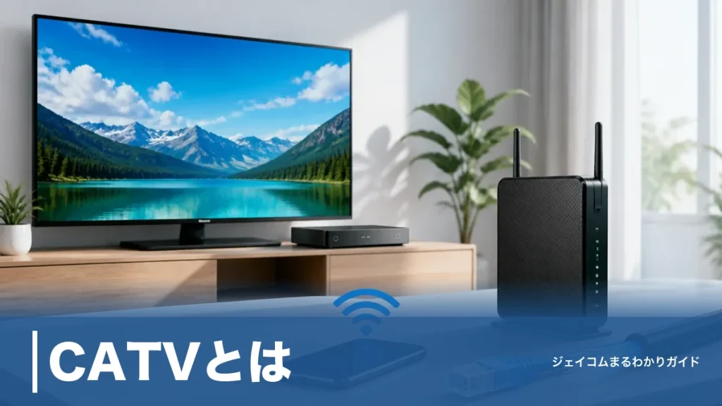 CATVとは？普及率52%のケーブルテレビの仕組み・料金・光回線との違いを全解説のアイキャッチ画像