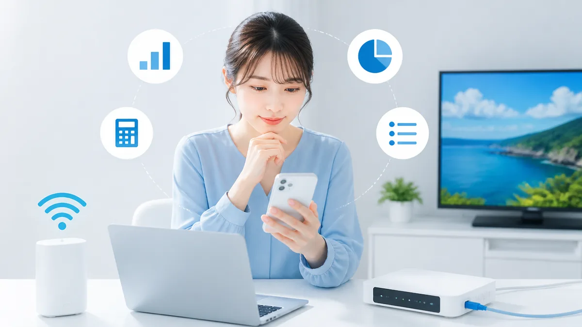 携帯料金比較シュミレーションを始める前に押さえる3つの軸の解説画像
