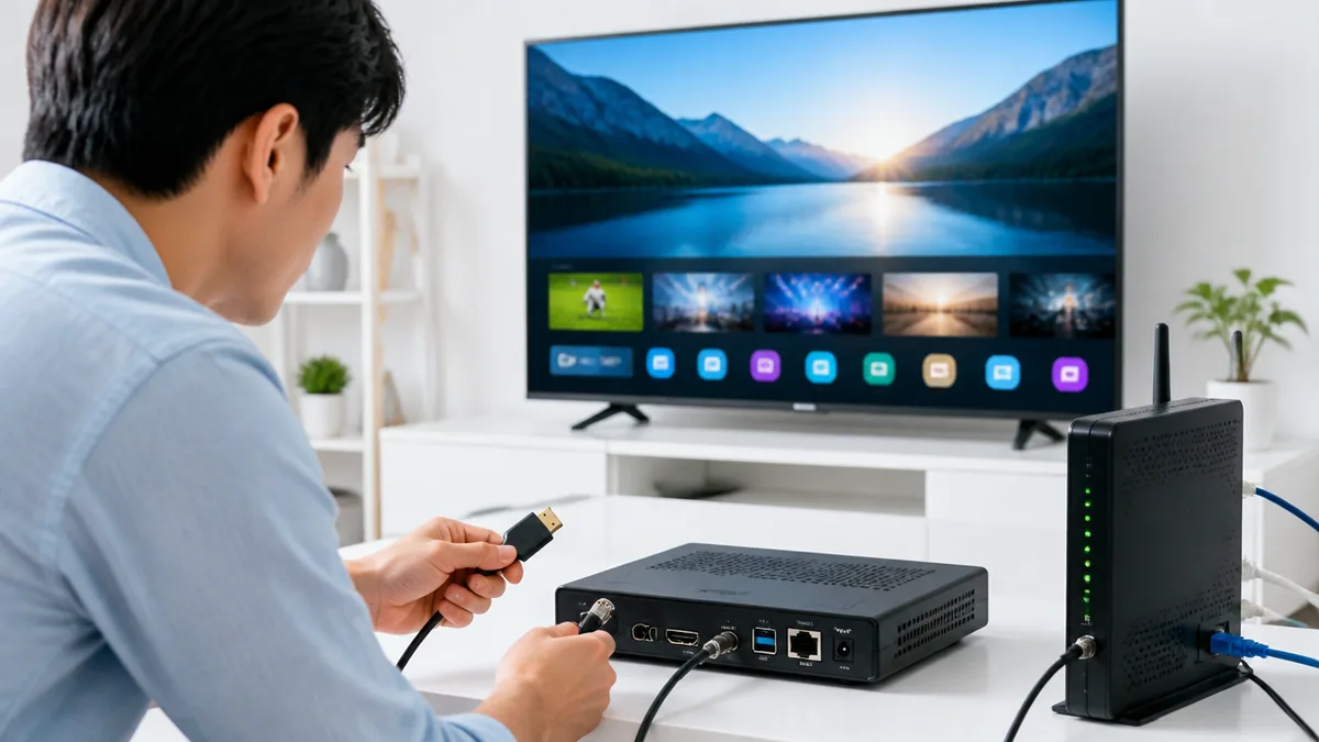 J:COMでテレビを買い替えたときの接続は5ステップで終わるの解説画像