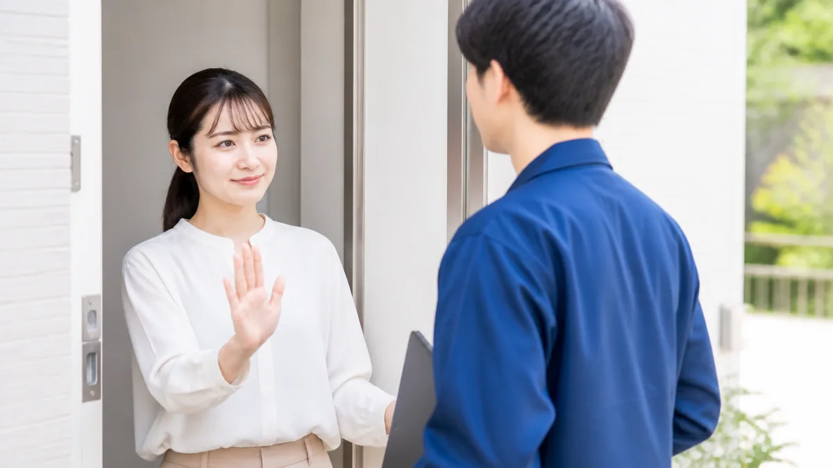 角が立たない断り方は4パターン|玄関先を1分で終わらせるコツの解説画像