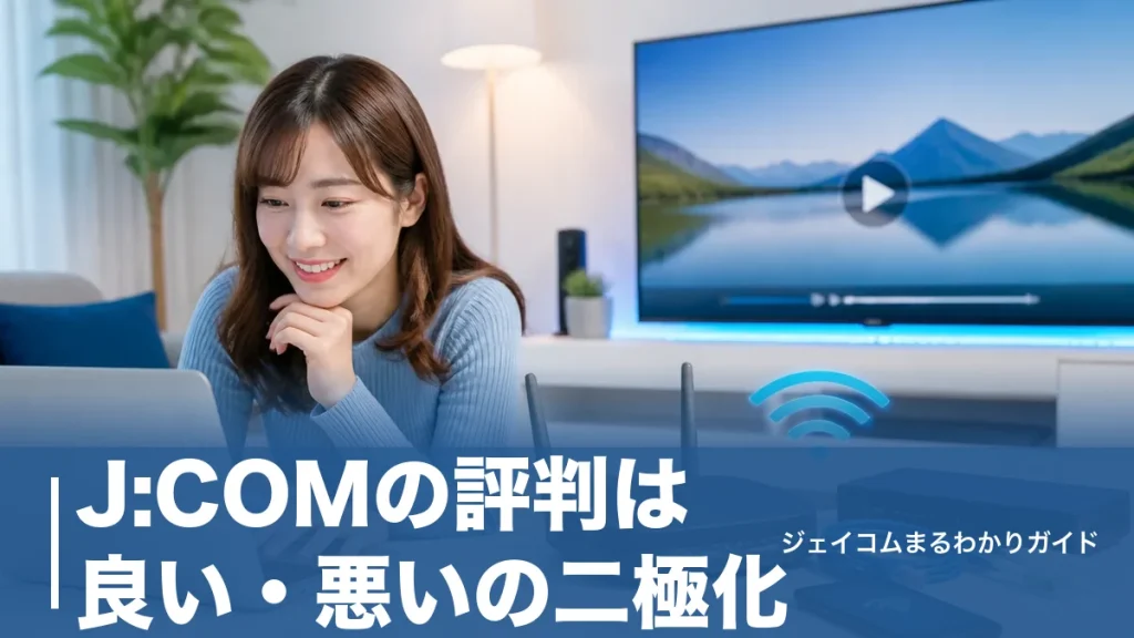 J:COMの評判は良い・悪いの二極化｜口コミで見えた7つの実態と後悔しない選び方のアイキャッチ画像
