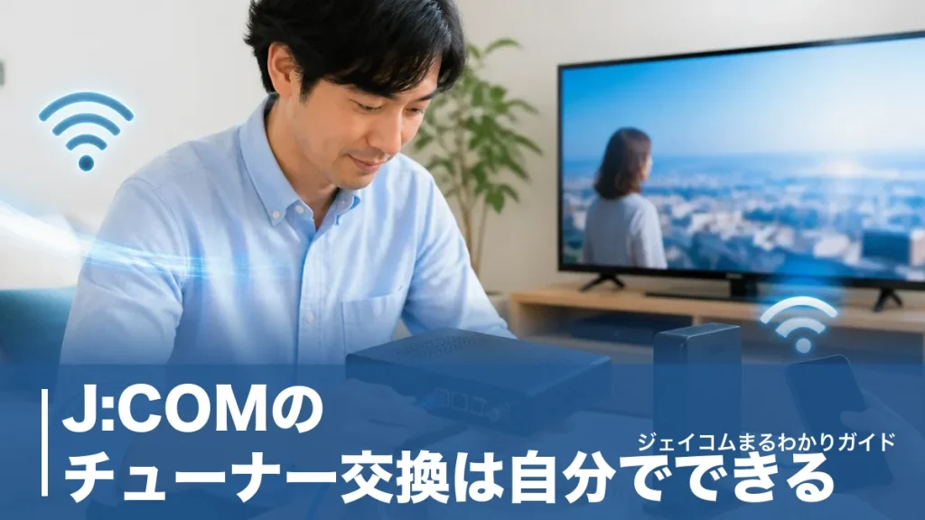 J:COMのチューナー交換は自分でできる？無料になる条件と全手順・録画の落とし穴のアイキャッチ画像