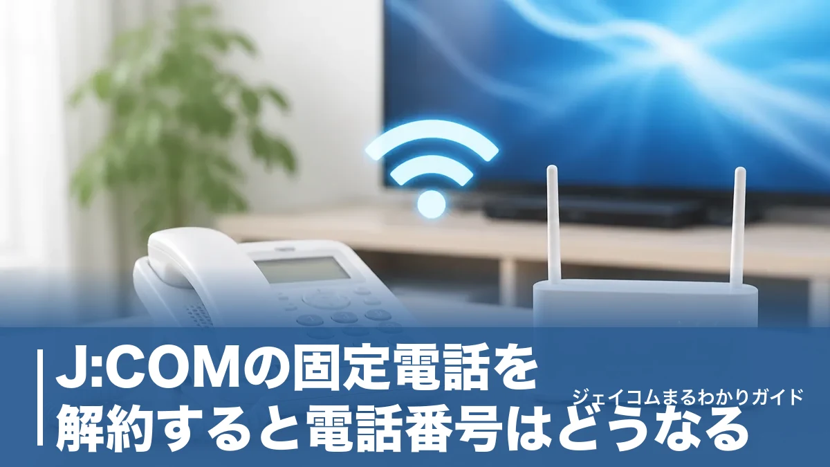 J:COMの固定電話を解約すると電話番号はどうなる？手順と5つの落とし穴を全解説のアイキャッチ画像