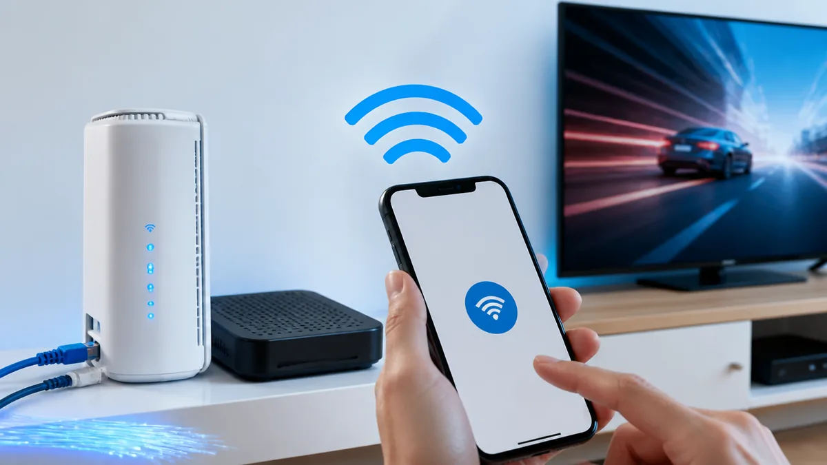 今どっちの電波につながっているか30秒で確認するの解説画像