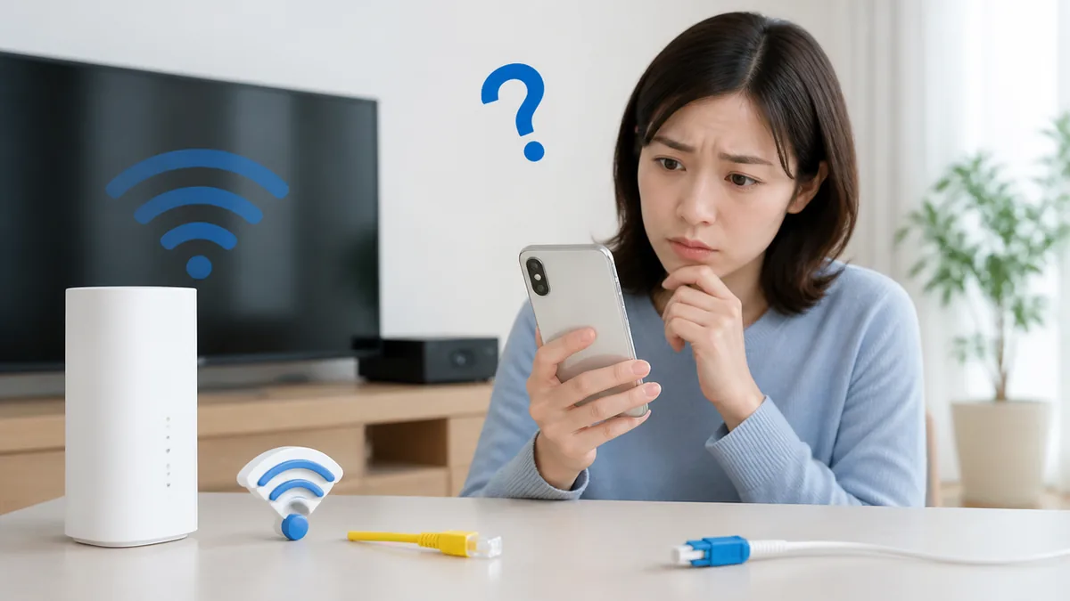 J:COMの契約内容確認でつまずくのは、入口が4つあるからの解説画像