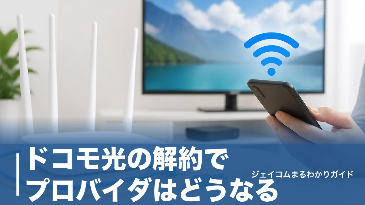ドコモ光の解約でプロバイダはどうなる？自動で終わる会社と月220円を請求され続ける会社のアイキャッチ画像